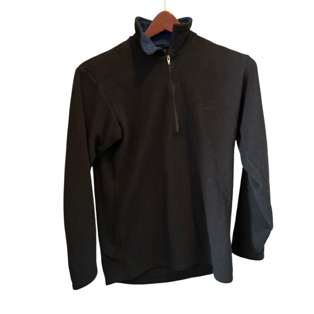 Elegant Black Half-Zip Pullover Sweater for Women Casual‎ Chic Comfort